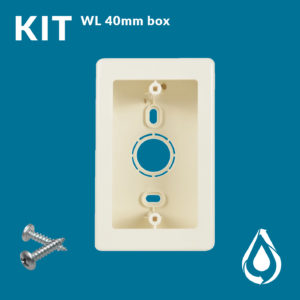 Installation box kit for brand Wi-Fi controls